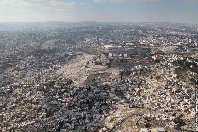 Bird's-eye view of Jerusalem, Israel