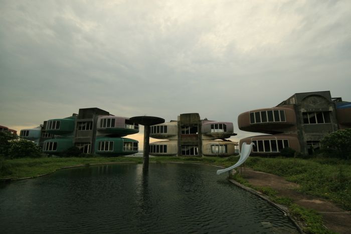 Abandoned city San Zhi, Taiwan