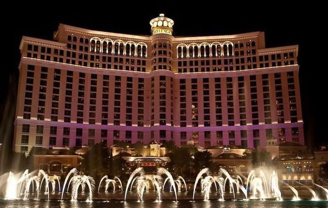 Fountains show in Las Vegas, Nevada, United States