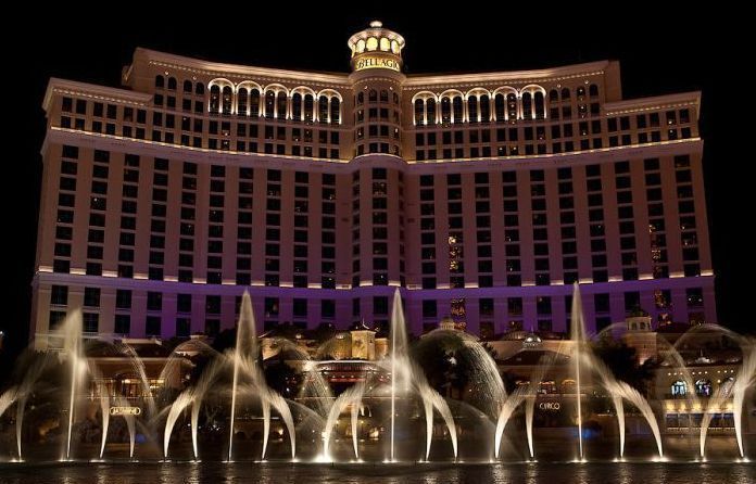 Fountains show in Las Vegas, Nevada, United States