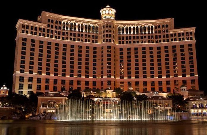 Fountains show in Las Vegas, Nevada, United States