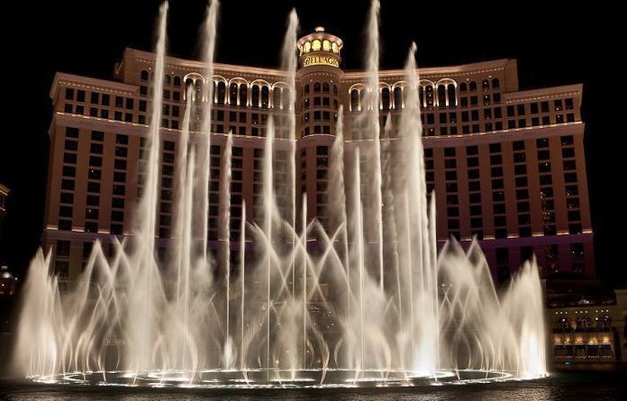 Fountains show in Las Vegas, Nevada, United States