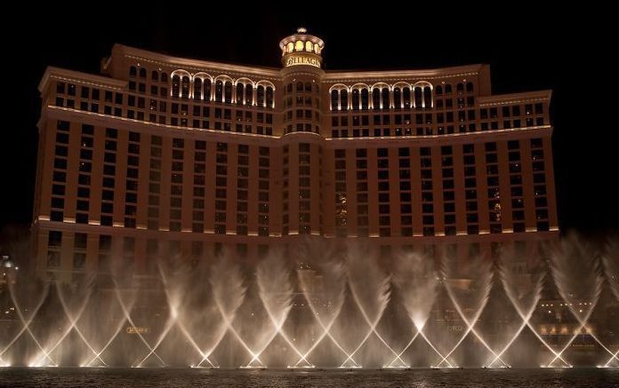 Fountains show in Las Vegas, Nevada, United States