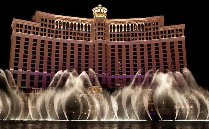 Fountains show in Las Vegas, Nevada, United States