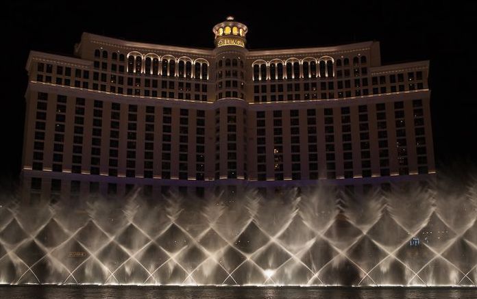 Fountains show in Las Vegas, Nevada, United States