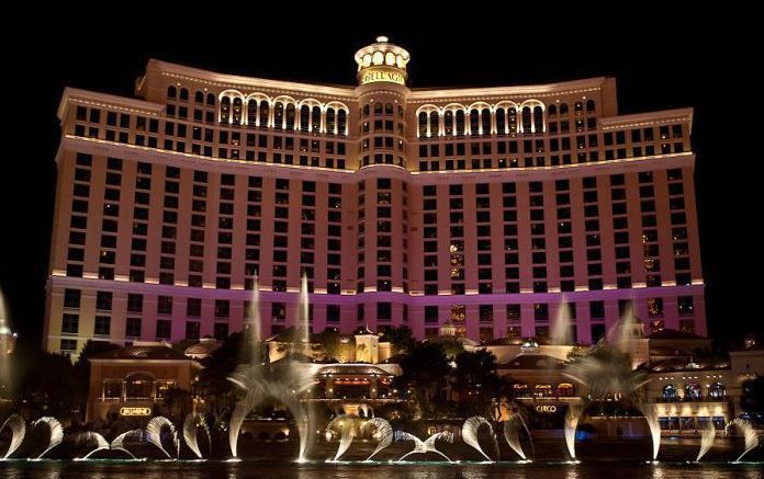 Fountains show in Las Vegas, Nevada, United States