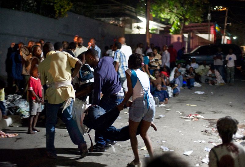 Earthquake in Haiti, 16 km from Port-au-Prince