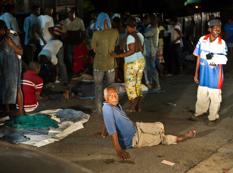 Earthquake in Haiti, 16 km from Port-au-Prince