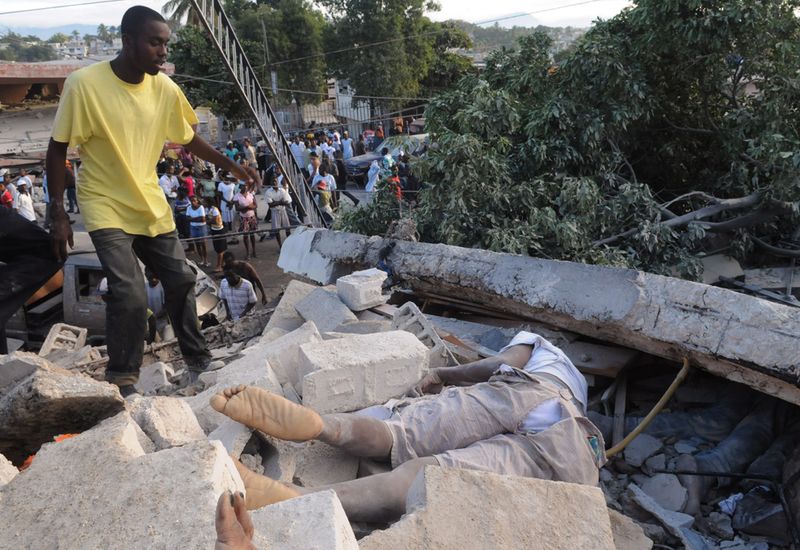 Earthquake in Haiti, 16 km from Port-au-Prince