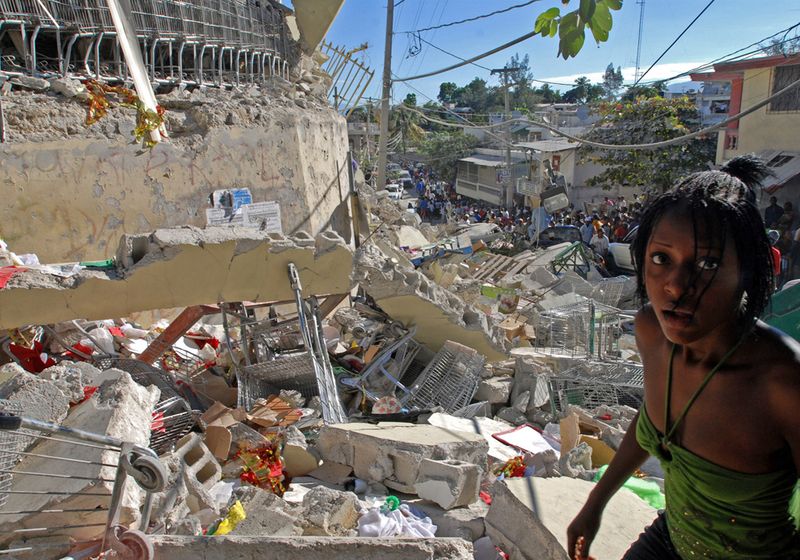 Earthquake in Haiti, 16 km from Port-au-Prince