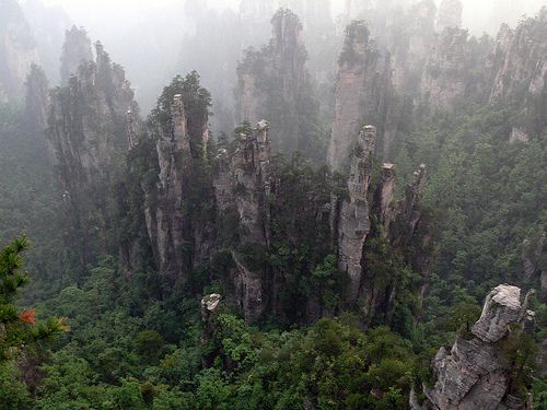 Zhangjiajie National Park, Ulinyuanya peak, Dayong town, Mt. Kunlun, Village of Yellow Lion, China