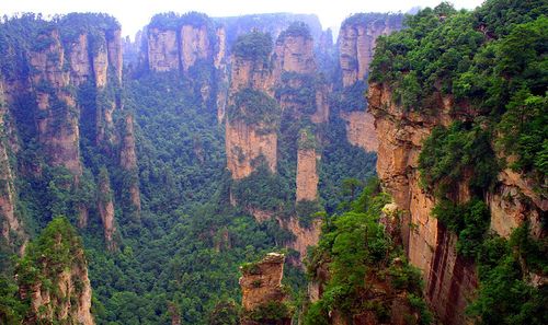 Zhangjiajie National Park, Ulinyuanya peak, Dayong town, Mt. Kunlun, Village of Yellow Lion, China