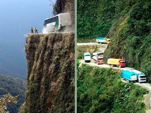 dangerous roads around the world