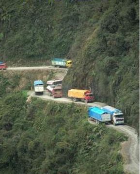 dangerous roads around the world