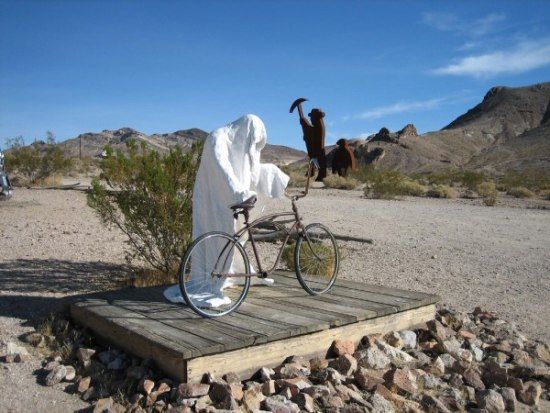 Rhyolite, ghost town, Nye County, Nevada, United States