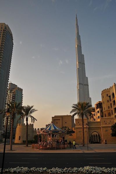 Burj Khalifa, Burj Dubai, skyscraper  in Dubai, United Arab Emirates