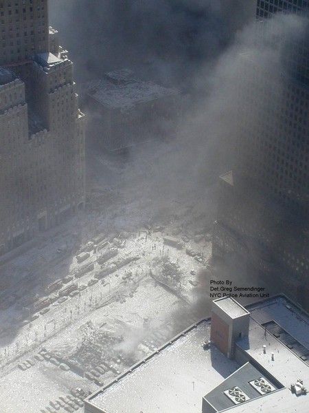 History: Collapse of the World Trade Center, September 11, 2001, Lower Manhattan, New York City, United States