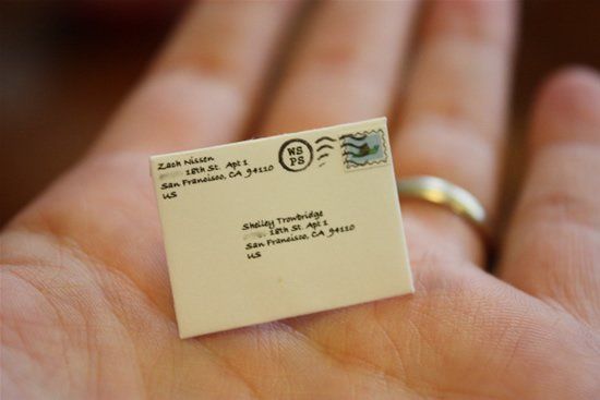 the world's smallest postal service for sending smallest letters