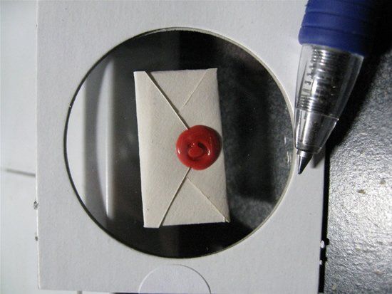 the world's smallest postal service for sending smallest letters