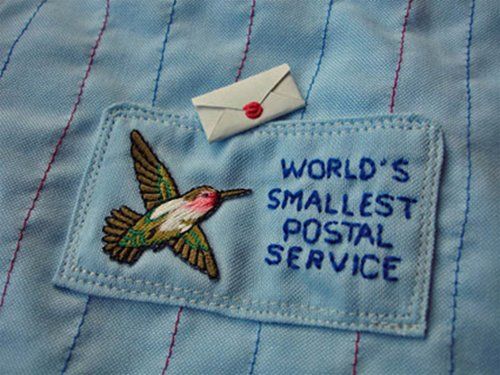 the world's smallest postal service for sending smallest letters