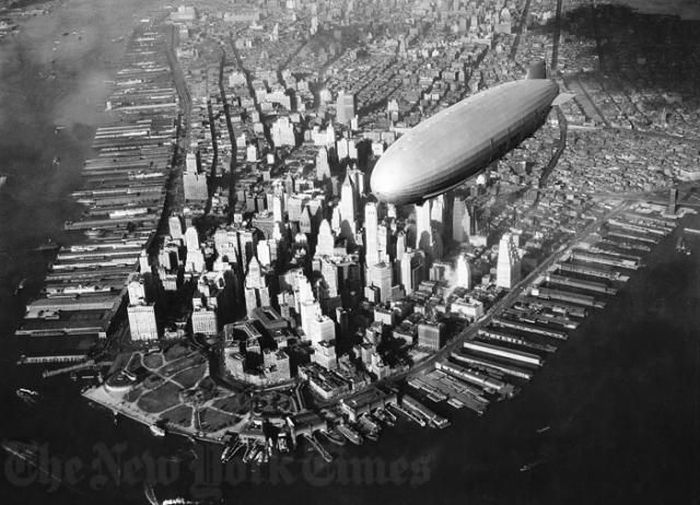 History: Black and white photos of New York City, United States