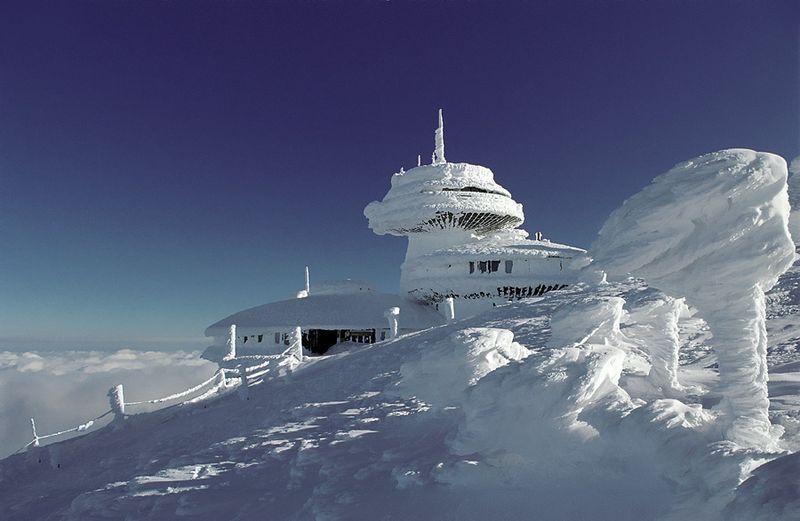 Meteorological station, Krkonoše Giant Mountains, Sněžka, Czech Republic