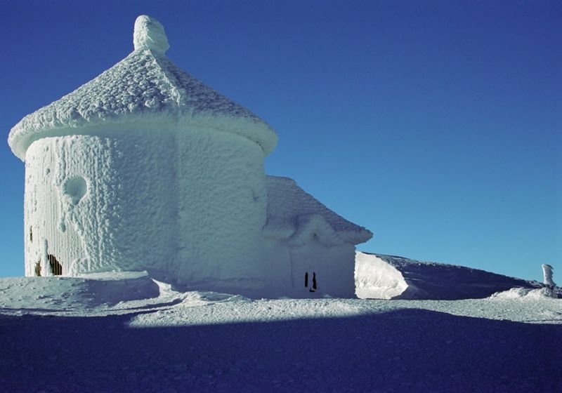 Meteorological station, Krkonoše Giant Mountains, Sněžka, Czech Republic