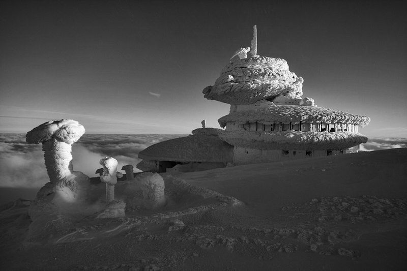 Meteorological station, Krkonoše Giant Mountains, Sněžka, Czech Republic