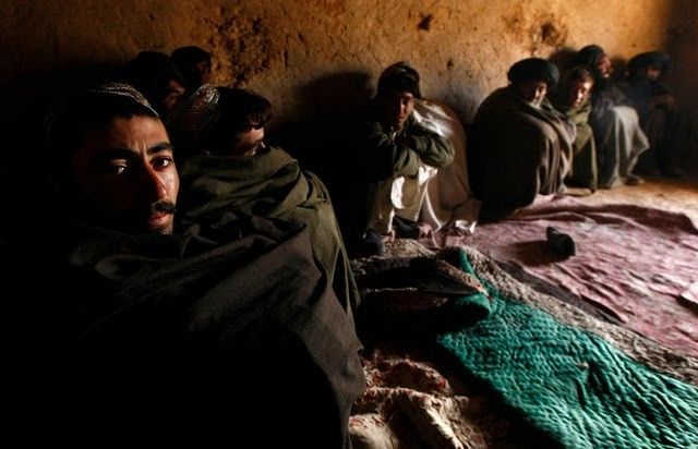 Taliban camp visit, Afghanistan