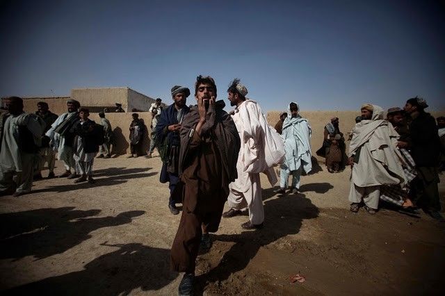 Taliban camp visit, Afghanistan