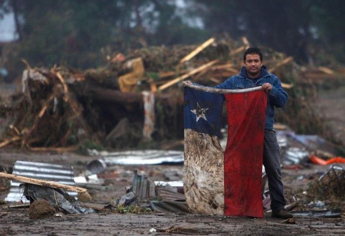 Earthquake in Chile, South America