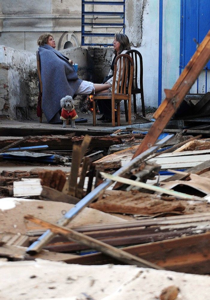 Earthquake in Chile, South America