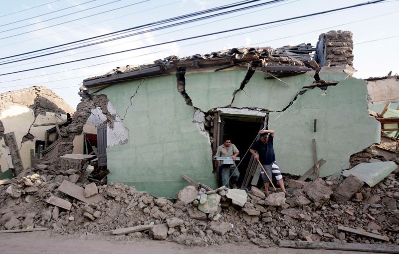 3 days after earthquake in Chile, South America