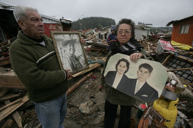 3 days after earthquake in Chile, South America