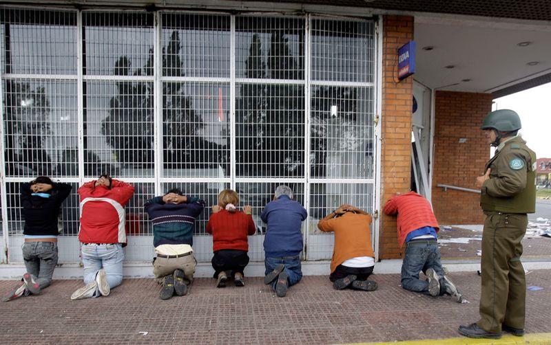 3 days after earthquake in Chile, South America