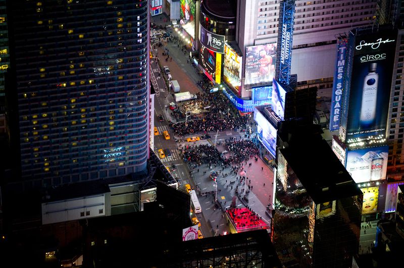 New York City at night, New York, United States