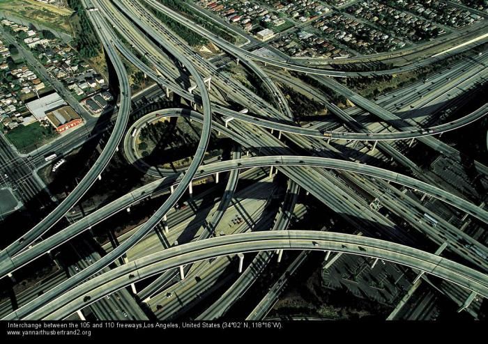 Bird's-eye view photography by Yann Arthus Bertrand