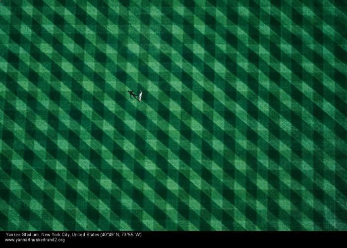 Bird's-eye view photography by Yann Arthus Bertrand