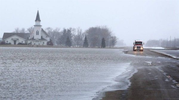 Flooding in North Dakota, United States