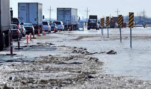 Flooding in North Dakota, United States