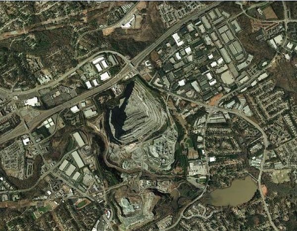 Interesting places on Google Earth