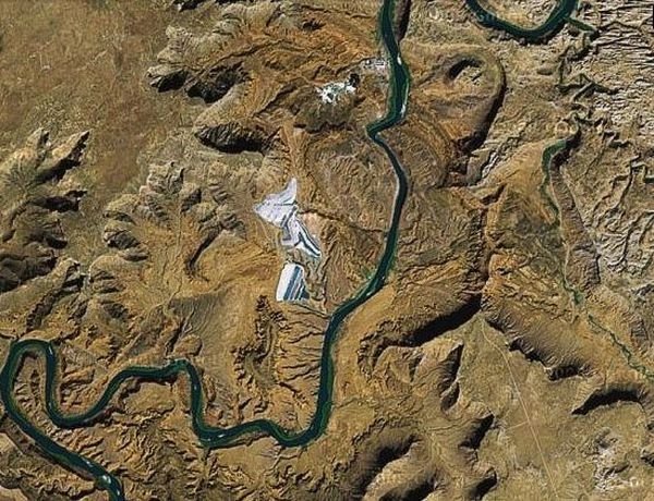 Interesting places on Google Earth