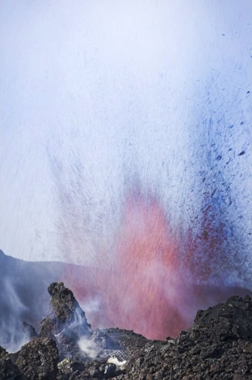 Volcano lunch, Iceland