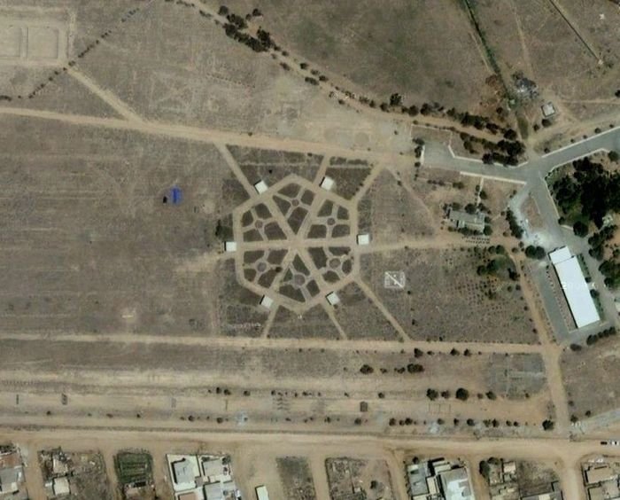 Interesting places on Google Earth