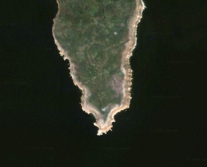 Interesting places on Google Earth