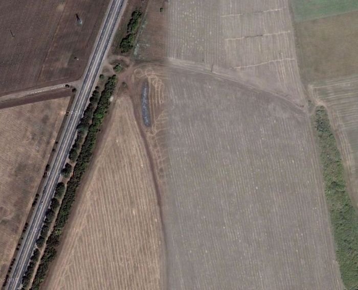 Interesting places on Google Earth