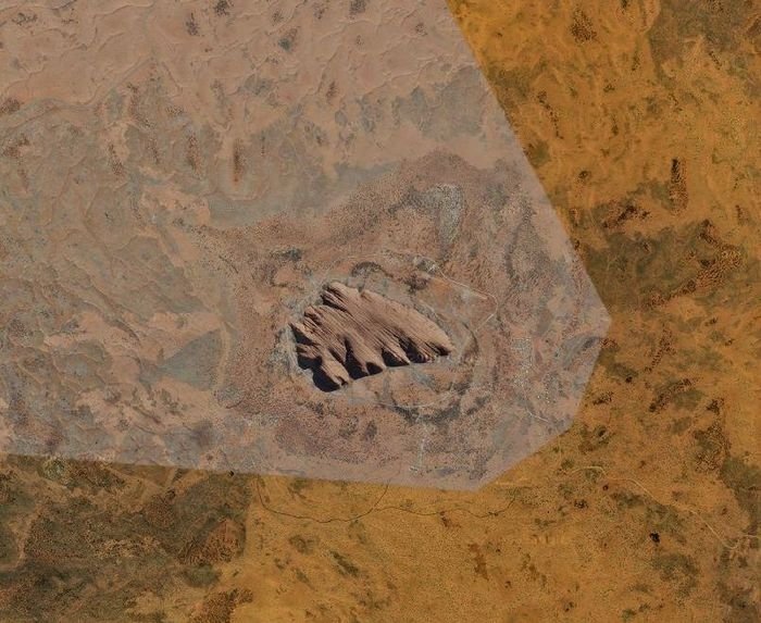 Interesting places on Google Earth