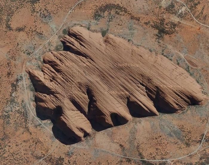 Interesting places on Google Earth