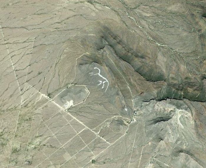 Interesting places on Google Earth