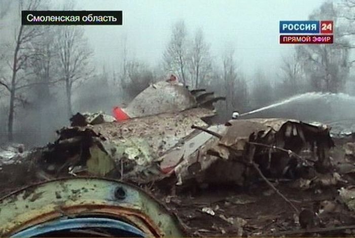 Polish President Lech Kaczynski died in plane crash, Smolensk, Russia